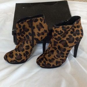 NEW ASOS  LEOPARD BOOTIES